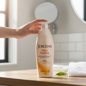 Jergens Ultra Healing Extra Dry Skin Moisturizer - White and Orange